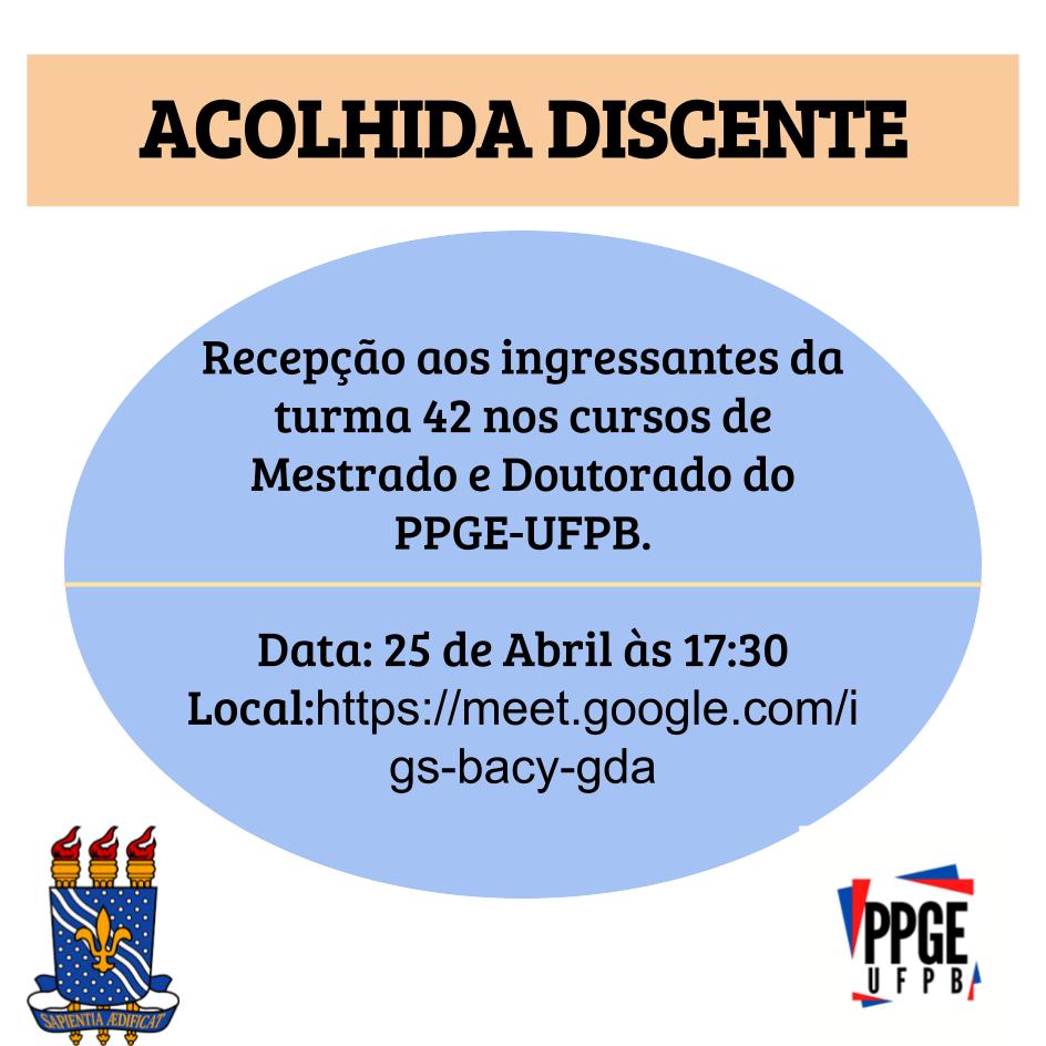 Acolhida discente..jpg Acolhida discente..jpg