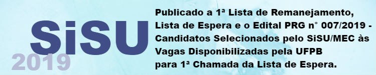 EDITAL PROLICEN/UFPB 2019