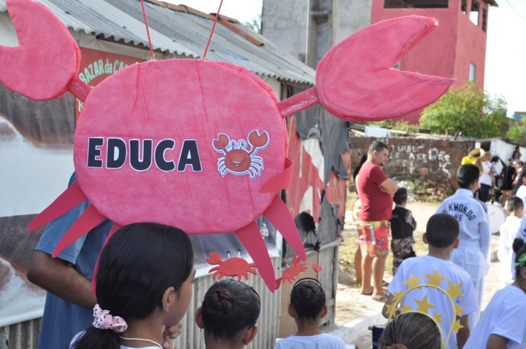 Educa Aratu. Por Daniel Figueiras Alves, em 09 de setembro de 2023, na Comunidade do Aratu, João Pessoa-PB. Projeto Educa Aratu: educação e arte na comunidade