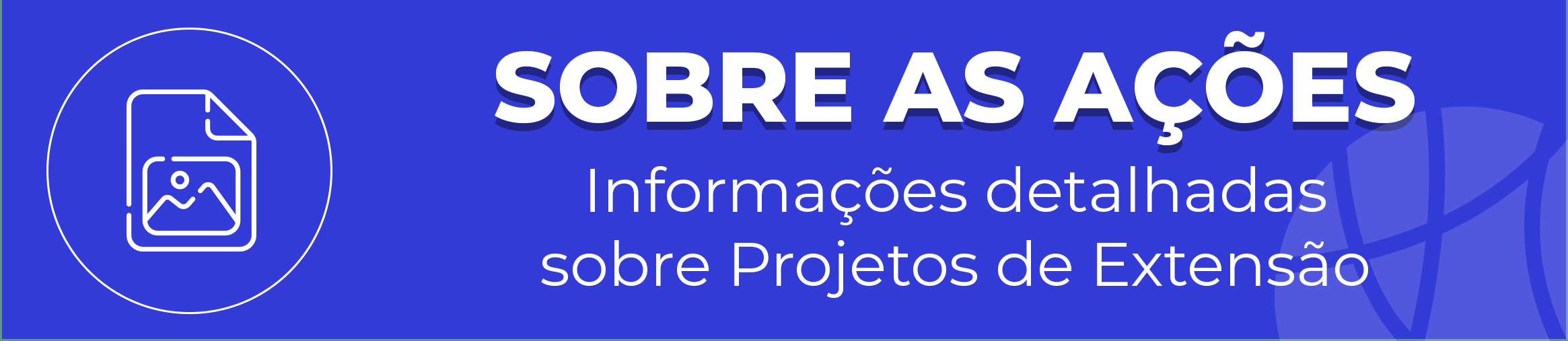 Informações das ações de extensão da UFPB