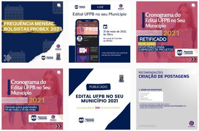 Produção de conteúdo para a assessoria de extensão do CCSA. Foto Captura de Tela Produção de conteúdo para a assessoria de extensão do CCSA. Foto Captura de Tela