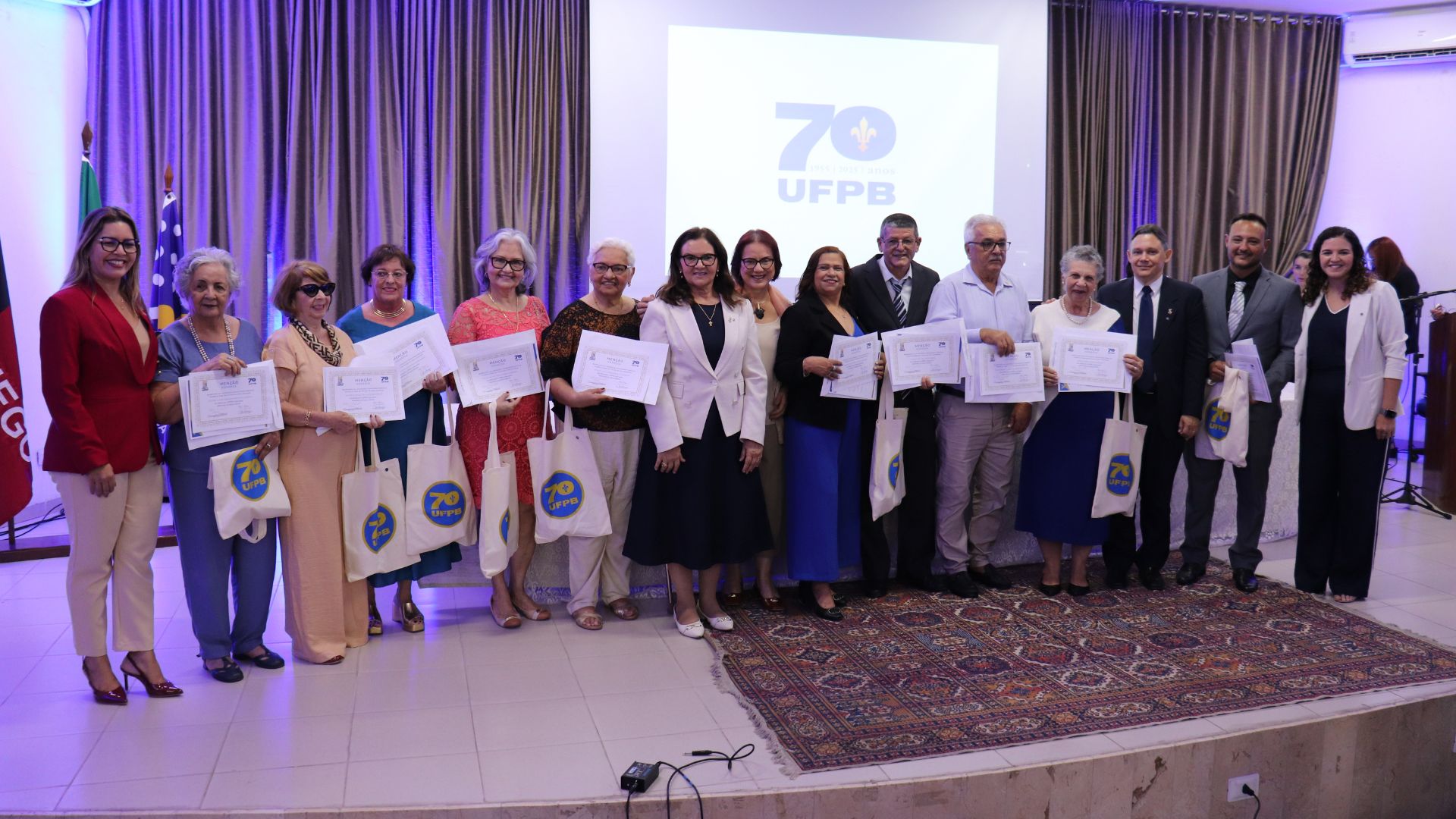 UFPB homenageia servidores do Campus I e celebra trajetória daqueles que ajudaram a construir os 70 anos de história da instituição UFPB homenageia servidores do Campus I e celebra trajetória daqueles que ajudaram a construir os 70 anos de história da instituição