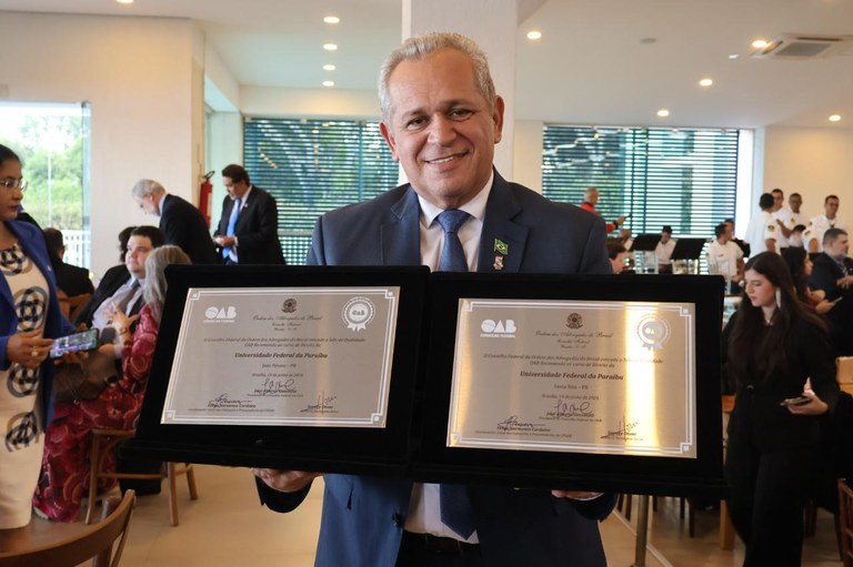 PELA OITAVA VEZ, DIREITO DA UFPB CONQUISTA SELO DE QUALIDADE ‘OAB RECOMENDA’