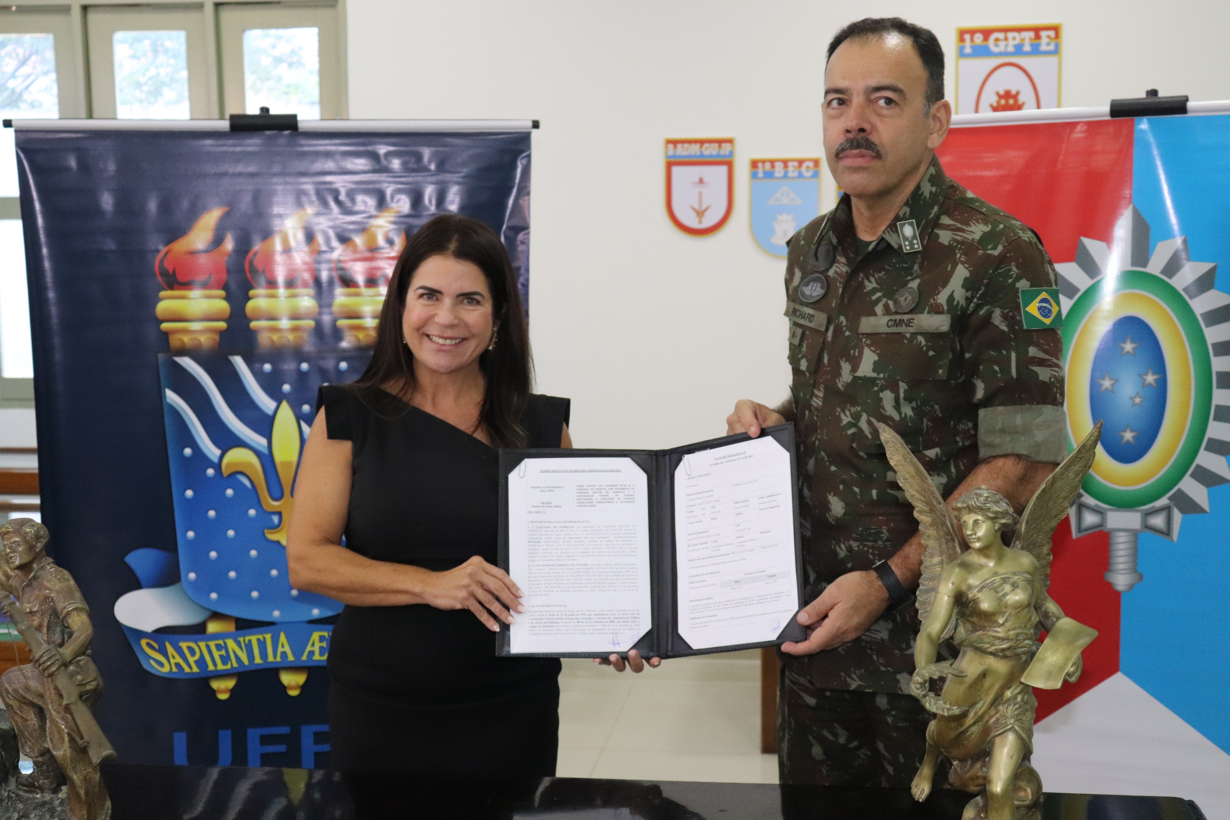 UFPB AMPLIA ACORDO DE COOPERAÇÃO COM O EXÉRCITO PARA OFERTA DE ESTÁGIOS Foto: Vinícius Vieira