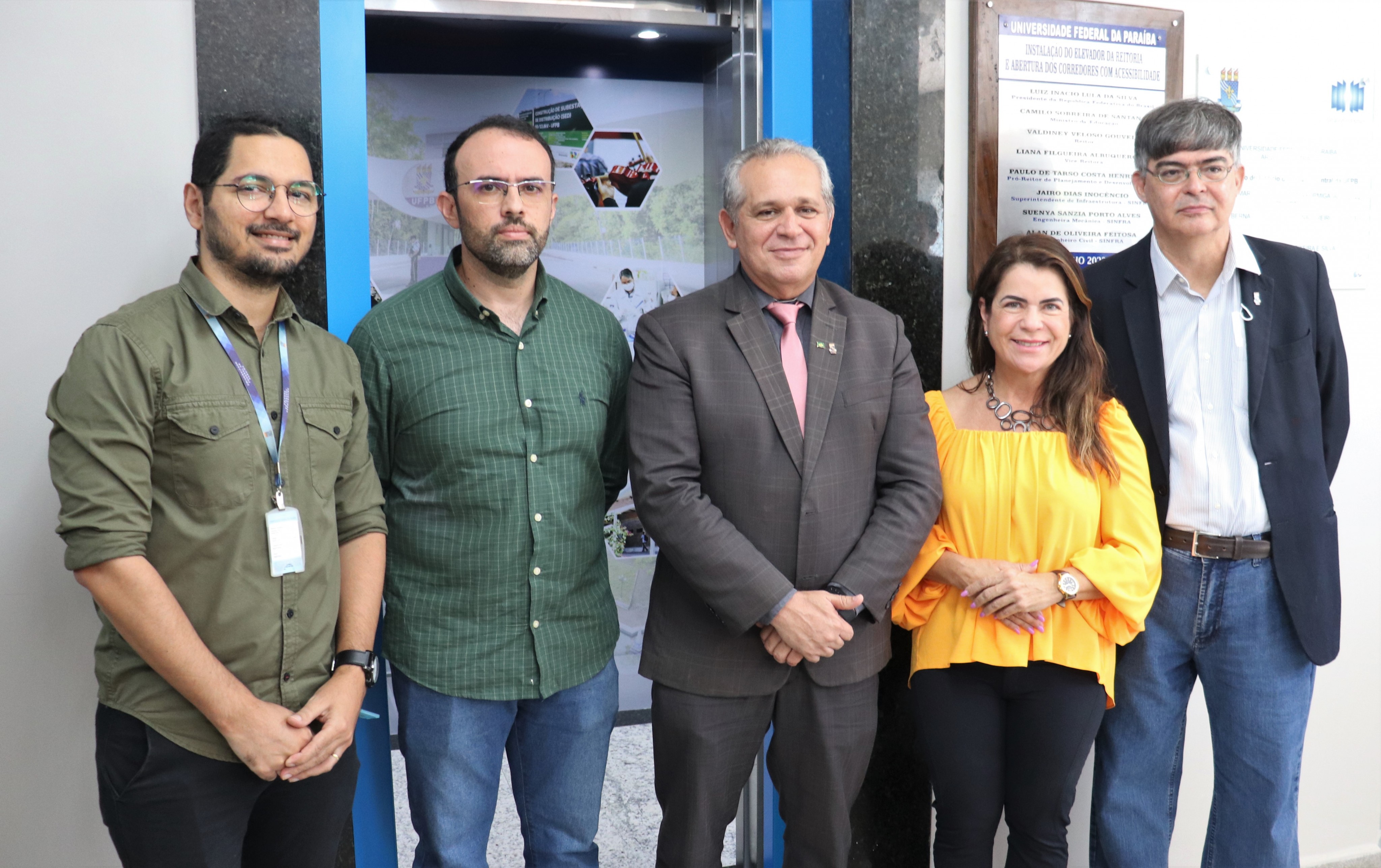 UFPB INAUGURA ELEVADOR E CORREDORES COM ACESSIBILIDADE NO PRÉDIO DA REITORIA Foto: Angélica Gouveia