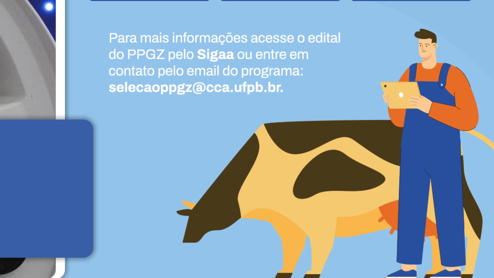 Programa de Pós-Graduação em Zootecnia da UFPB oferece vagas para Mestrado e Doutorado Programa de Pós-Graduação em Zootecnia da UFPB oferece vagas para Mestrado e Doutorado